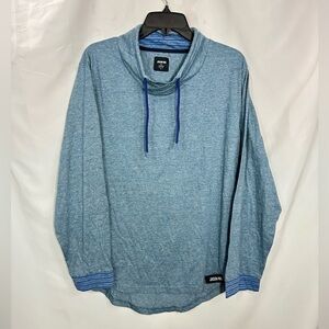 Jason WU for Eva Air blue mock neck pullover size L
